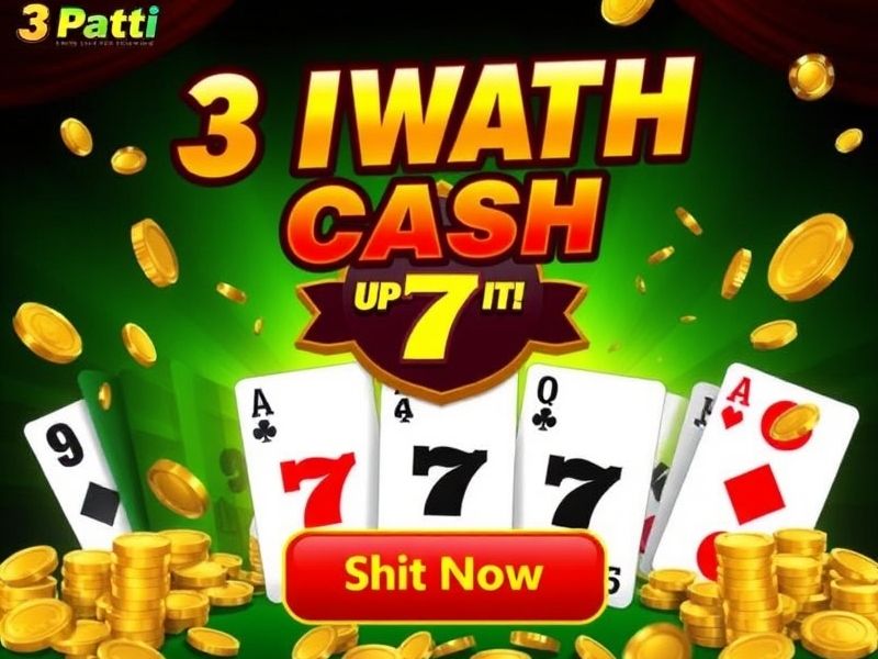 Master the art of 3 Patti Cash with expert strategies, game rules, and insights into achieving big wins. Explore tips for online patti gambling and learn how to maximize cash prizes.