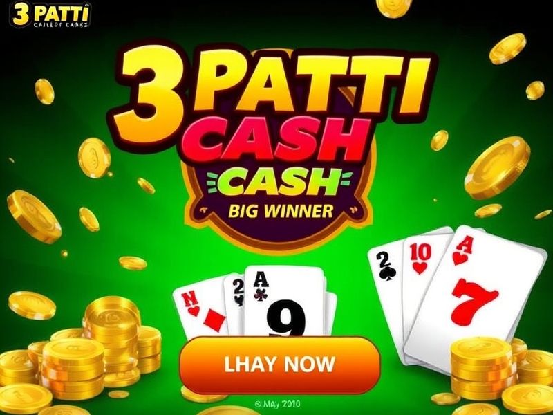 Master the art of 3 Patti Cash with expert strategies, game rules, and insights into achieving big wins. Explore tips for online patti gambling and learn how to maximize cash prizes.